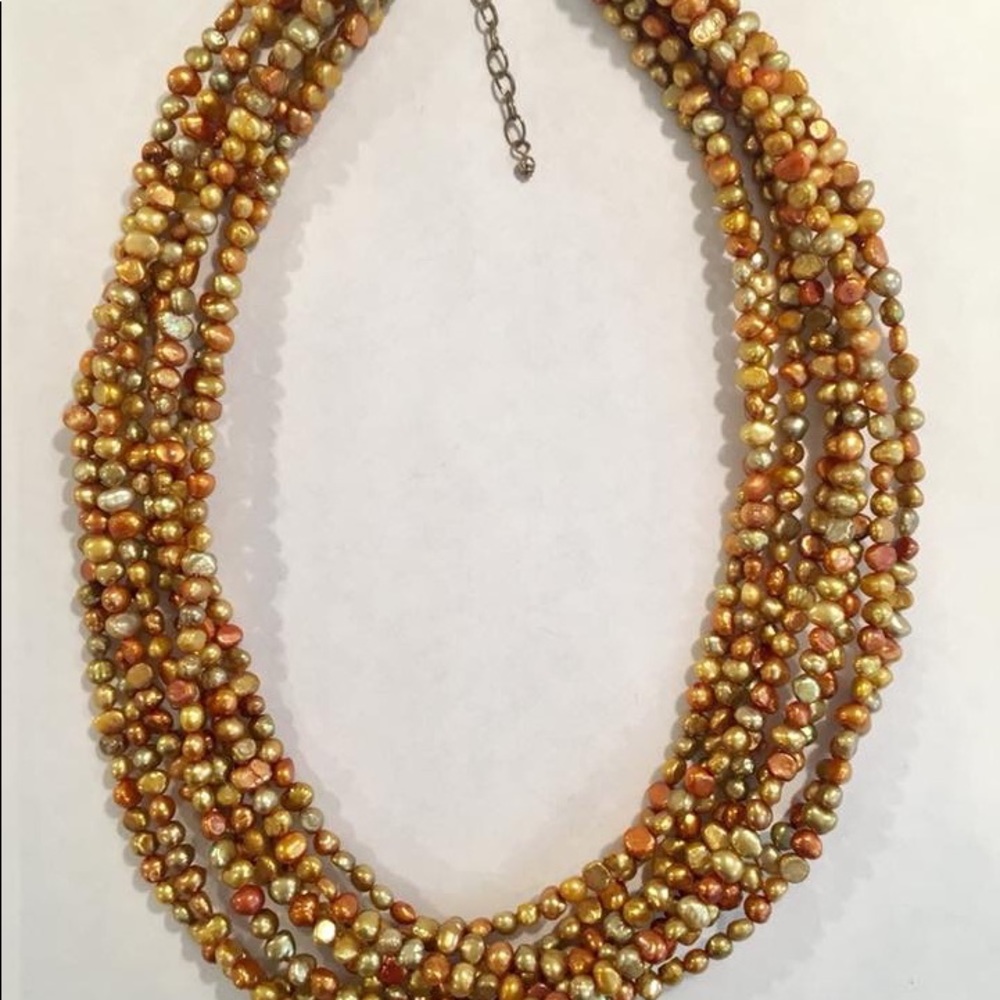Silpada 8 Strand Freshwater Pearls Necklace